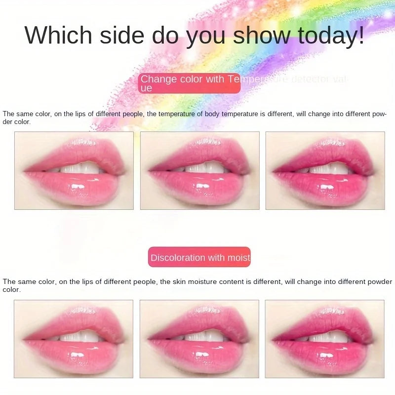 Rainbow Pearl Lip Gloss Glitter, Rainbow Jelly Lip Gloss, Sparkling Lips, Moisturizing Lip Skin, Keeping It Hydrated And Not Dry